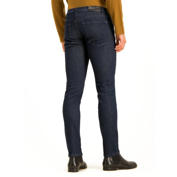 Hugo Boss 50415321 Dark Blue Slim Fit Men Size 30/34 Jeans - Picture 4 of 10